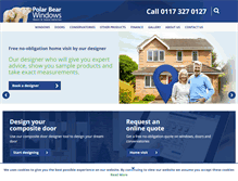 Tablet Screenshot of polarbearwindows.co.uk